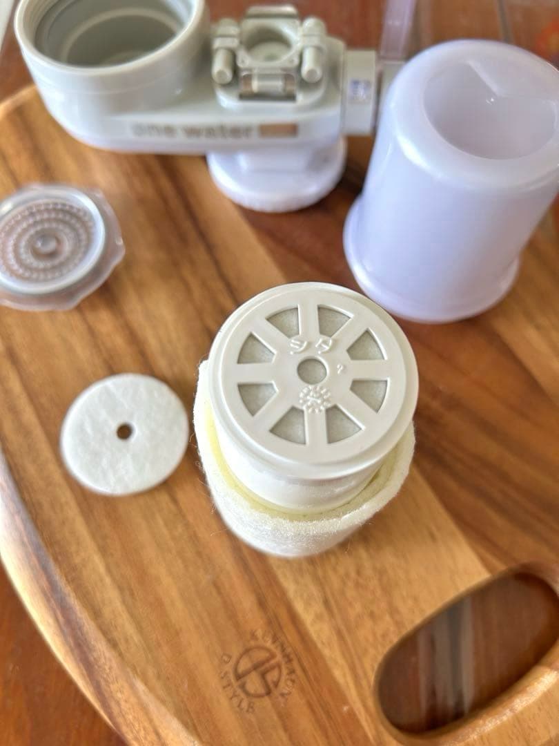 【カートリッジ付】蛇口用浄水器　素粒水 ワンウォーターEco