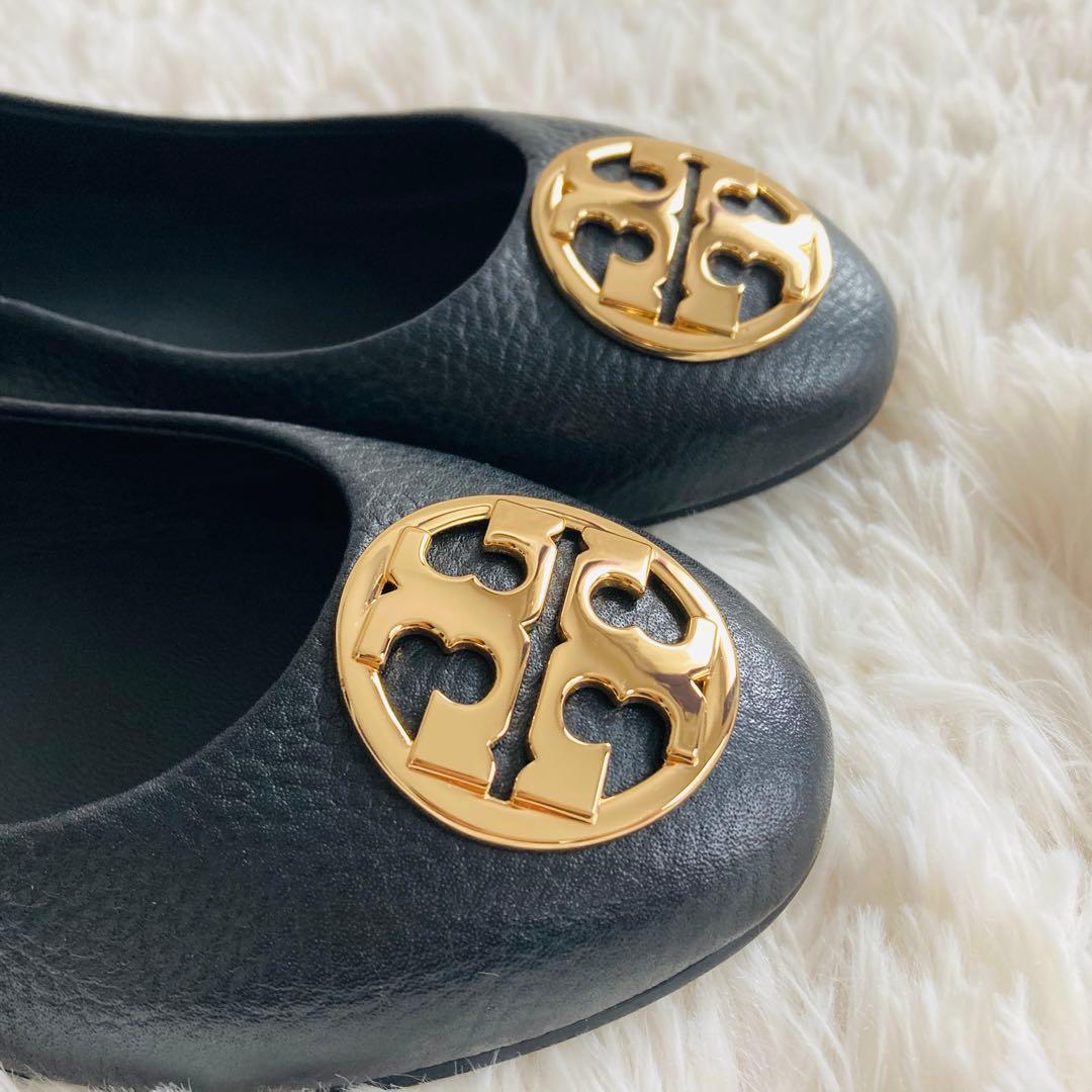 【極美品】トリーバーチ チェルシー フラットシューズ レザー シボ加工