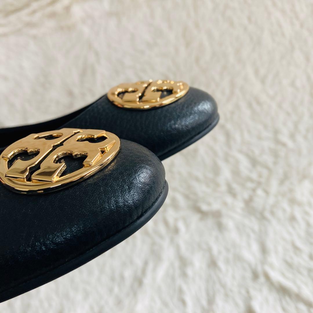 【極美品】トリーバーチ チェルシー フラットシューズ レザー シボ加工