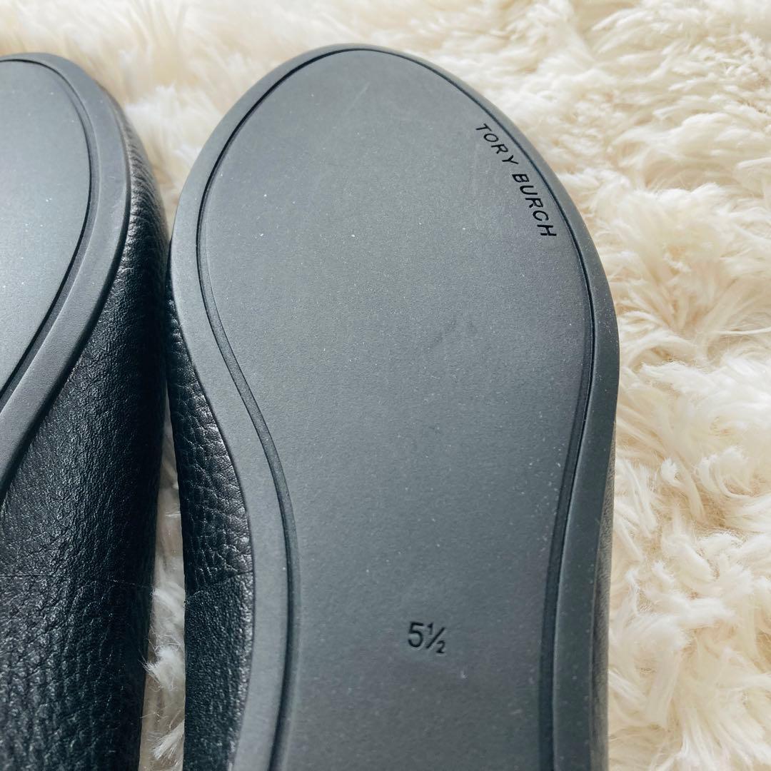 【極美品】トリーバーチ チェルシー フラットシューズ レザー シボ加工