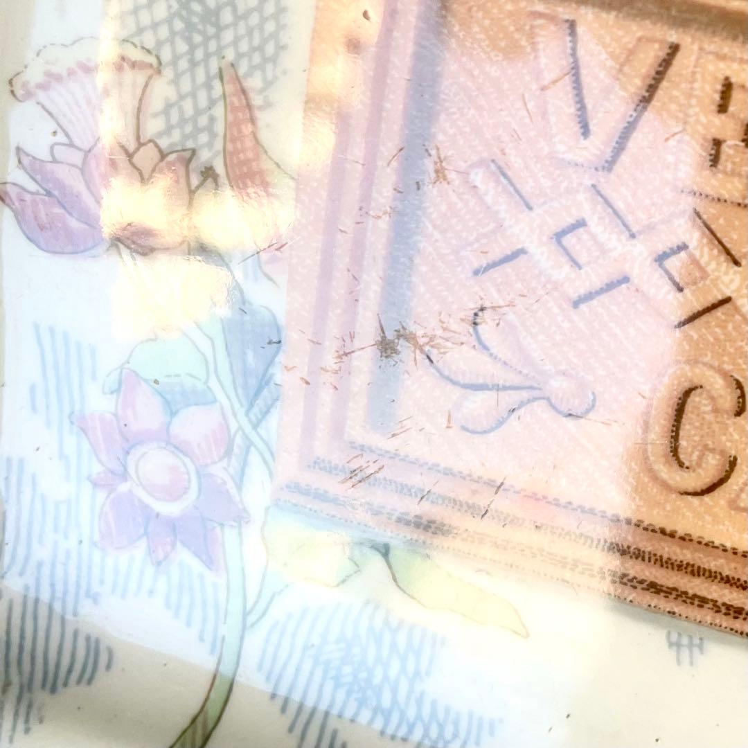 【希少レア】サルグミンヌ ラヴァリエール広告スクエアプレートフランスアンティーク