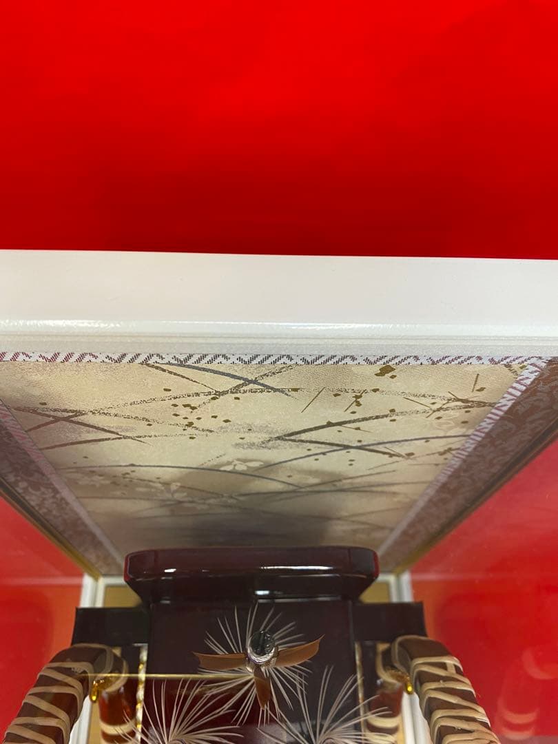 東京久月　破魔弓コンパクトガラスケース１０号・間口約２４×奥行約２３×高約３８㎝