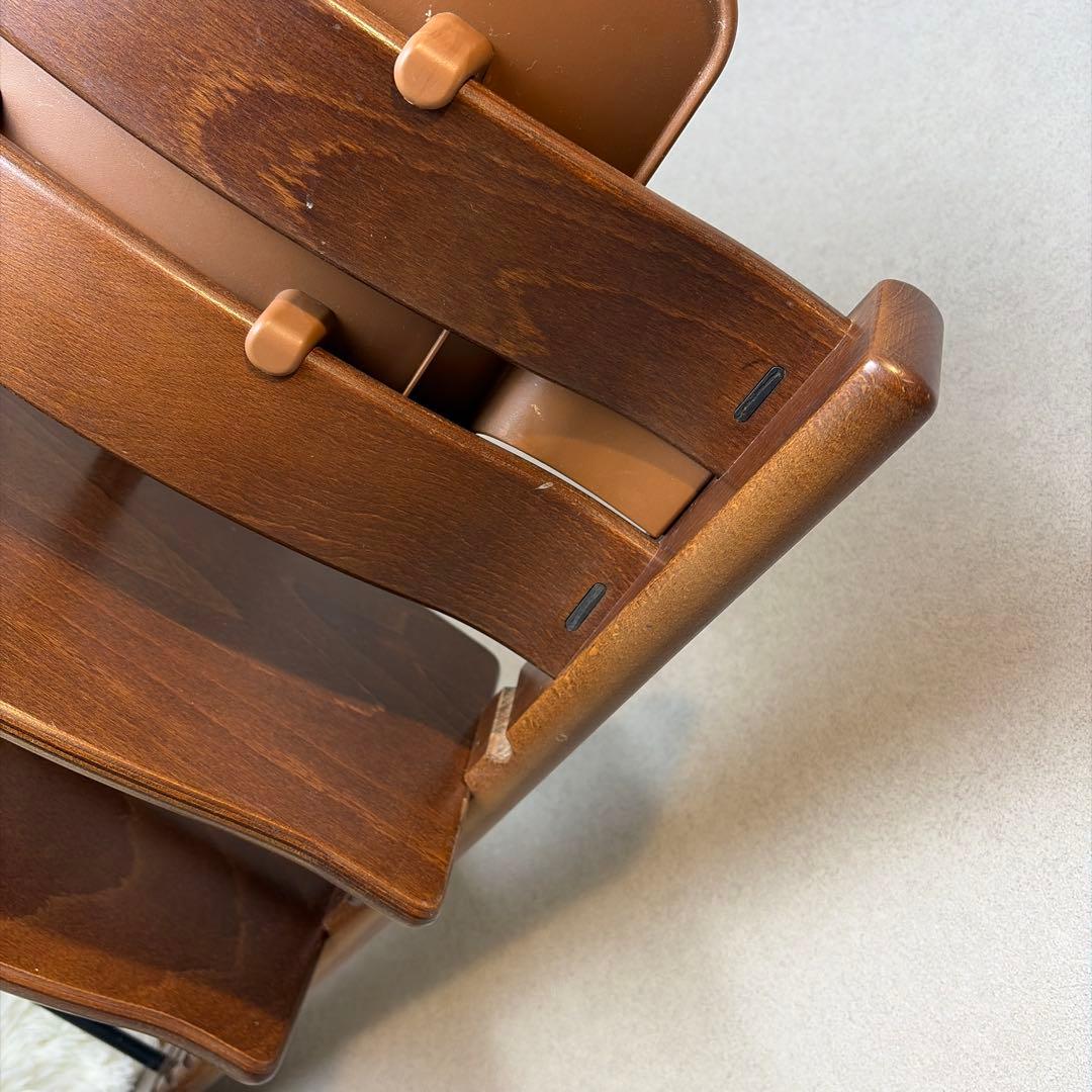 美品　ストッケトリップトラップ　ベビーセット　ブラウン　NO3