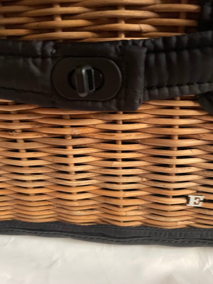 新品 未使用 ebagos 2021AW かごバッグ ブラック