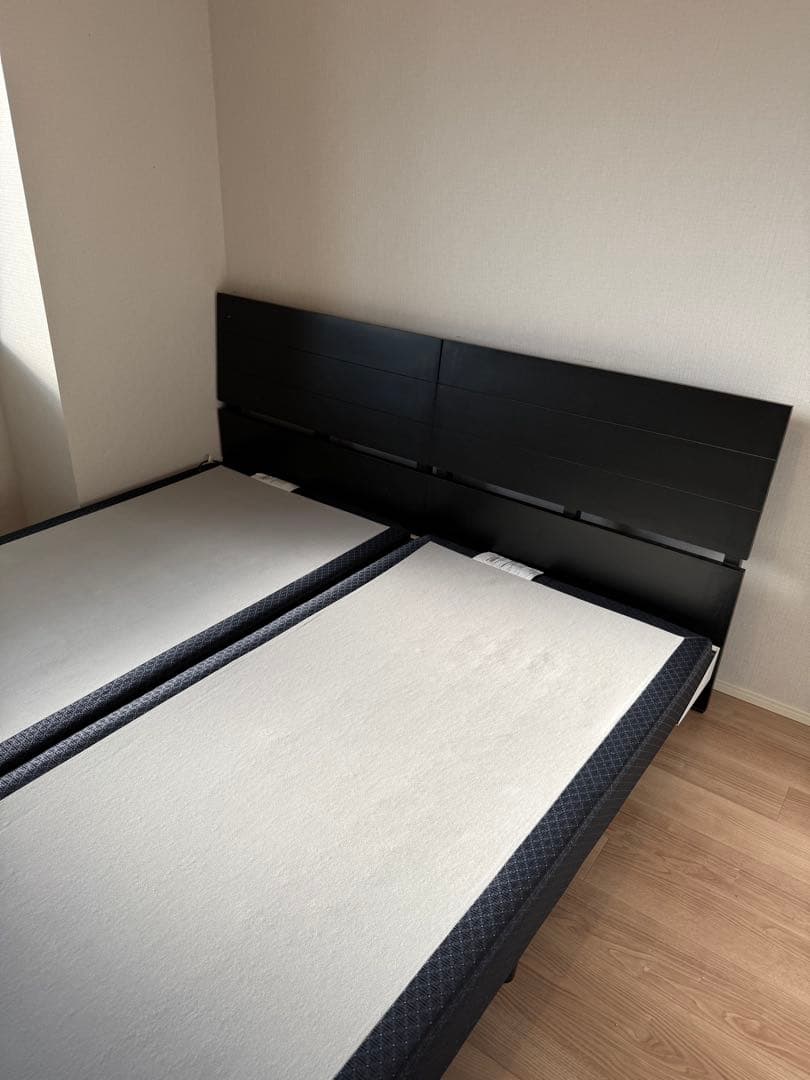 ★引き取り専用★REGALIA シングル　ベッドフレーム セット　黒 大塚家具