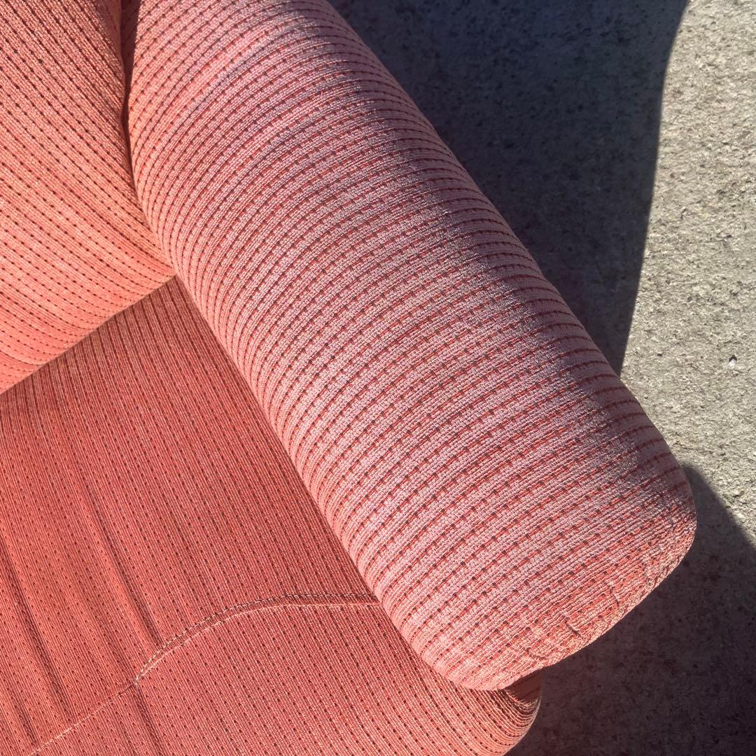 北欧レトロ ミッドセンチュリー 2人掛けソファー アームチェア ピンク 古家具