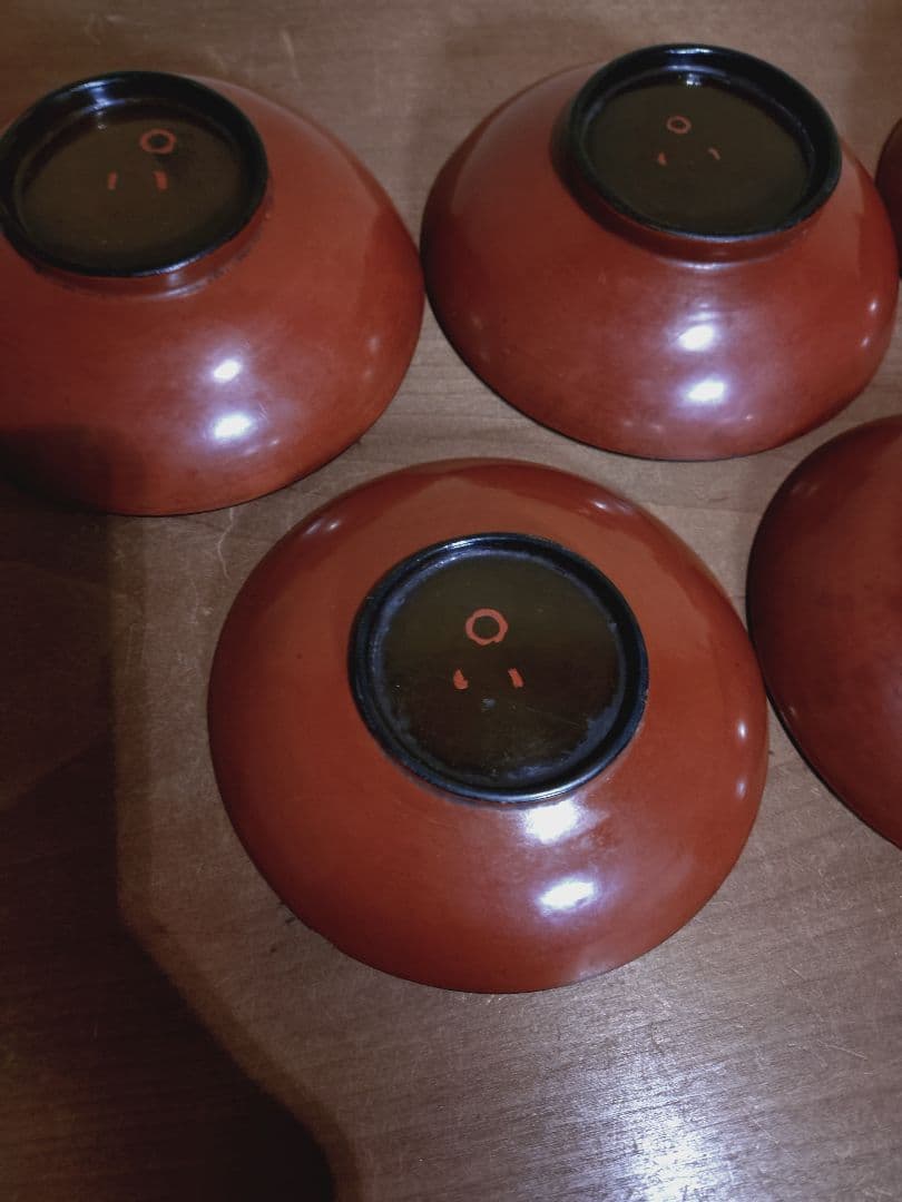 桃山〜江戸初期 根来椀 五客 合鹿椀 浄法寺 秀衡椀 漆器