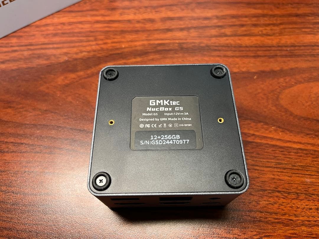 ミニPC GMKtec NucBox G5 12GB+256GB Intel N97