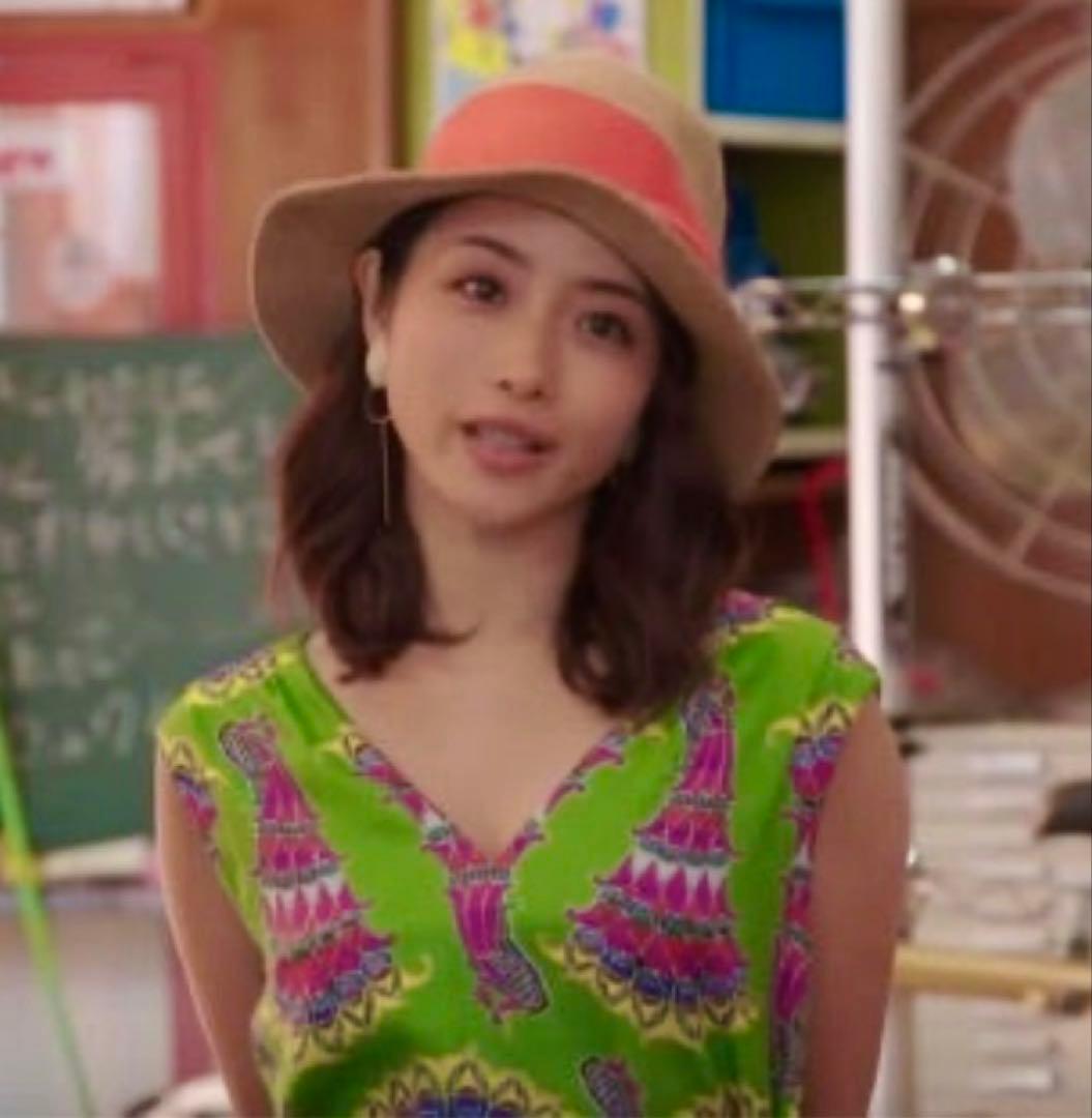 アシーナニューヨーク●極美品●石原さとみ着用モデル カミラ リボンストローハット