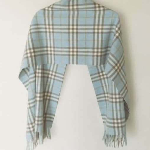 希少／バーバリーBurberry／ポンチョ／ケープコート／ノバチェック／3way