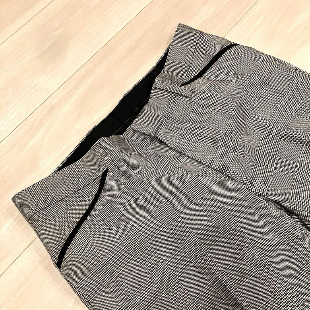 極美品✨ BUFFALO BOBS セットアップ チェーンロゴ チェック 絹 M