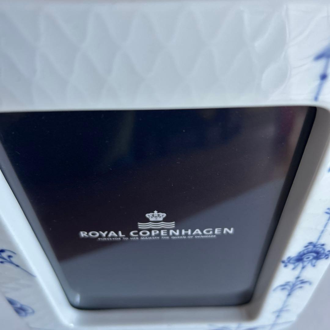 ロイヤルコペンハーゲン•ブルーパルメッテ•フォトフレーム•写真立て