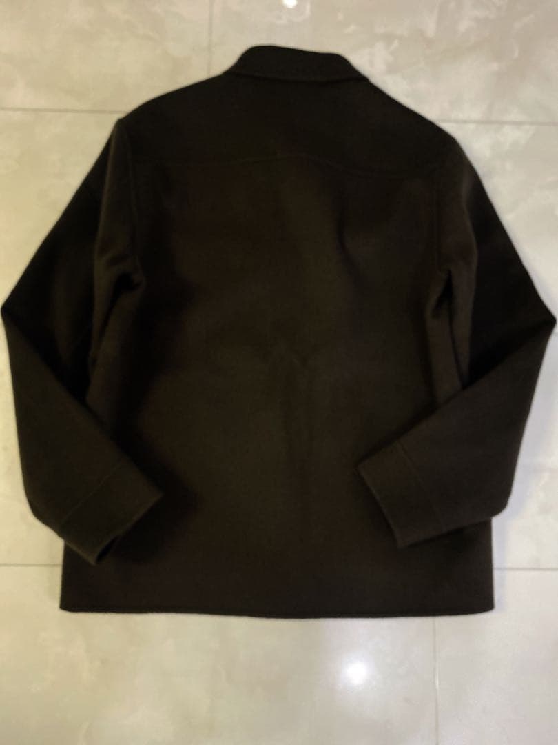 セオリーメンズ22シャツアウター美品ブラウン系6.4万LuxeNewDivide