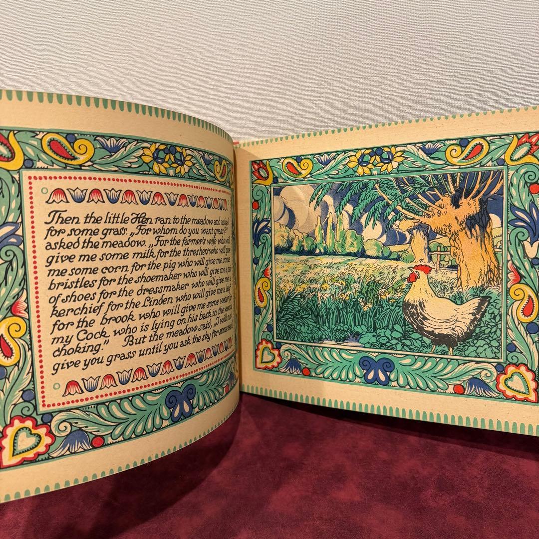 116⑨1925年アンティーク絵本　洋書古書　ジャンクジャーナル　イラスト　挿絵