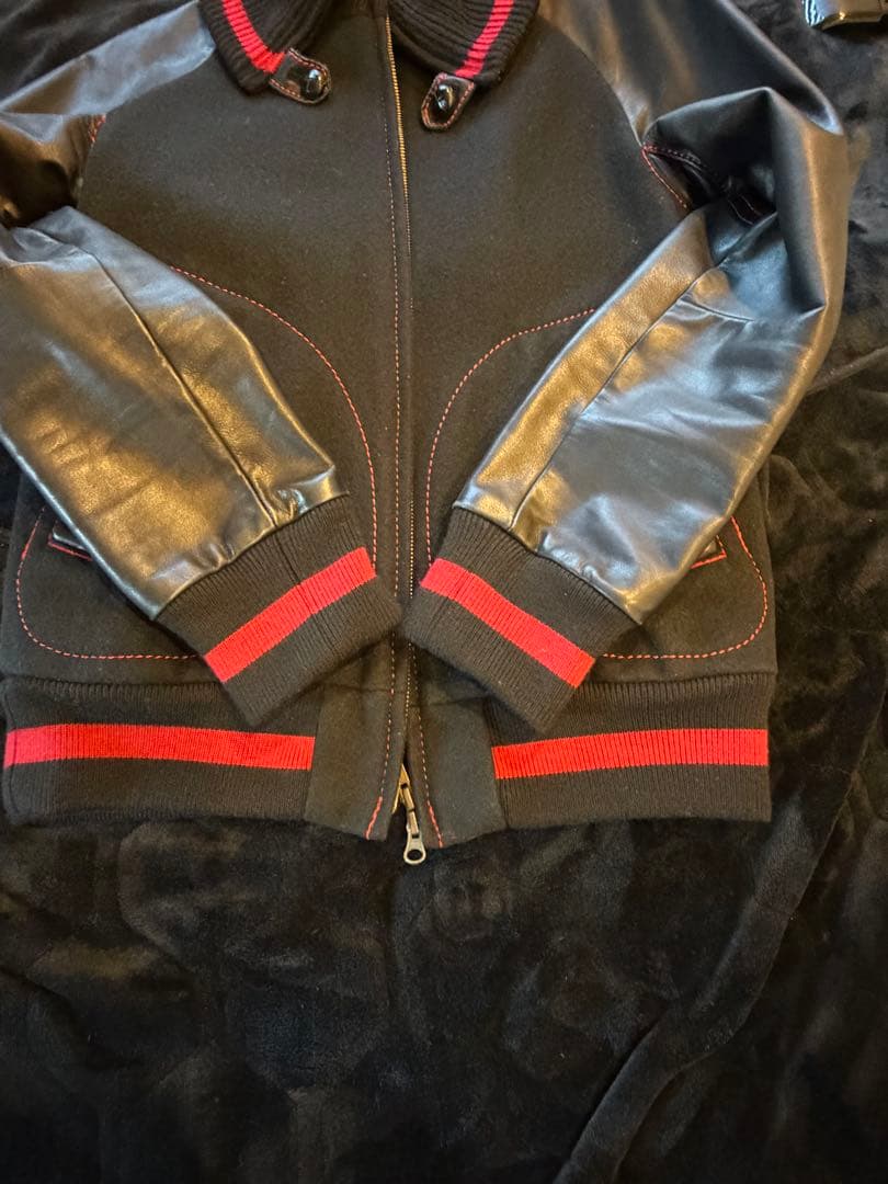 【美品】ナンバーナイン　Numbernine復刻ドンキージャケット 黒赤　2