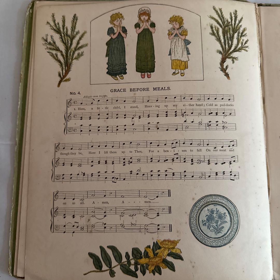 SALE★稀少なヴィクトリアン絵本アンティーク洋書イギリス古書ジャンクジャーナル