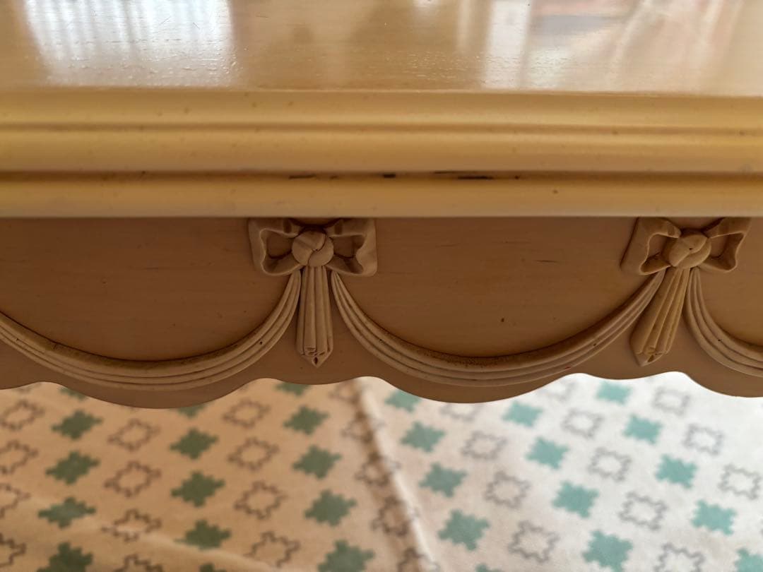 リンホーリン♡リボン♡センターテーブル 美品 レア 大塚家具 週末セール