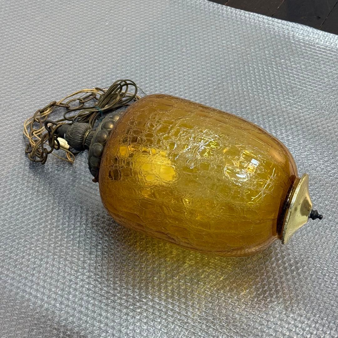 H112K13a アンバーガラス ペンダントライト