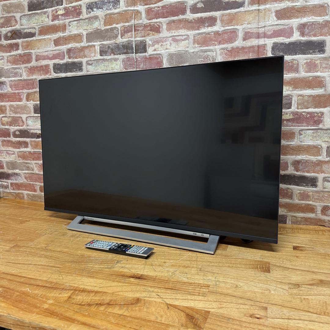 東芝 43V型 4Kチューナー搭載 液晶テレビ レグザ 43M530X W録画○