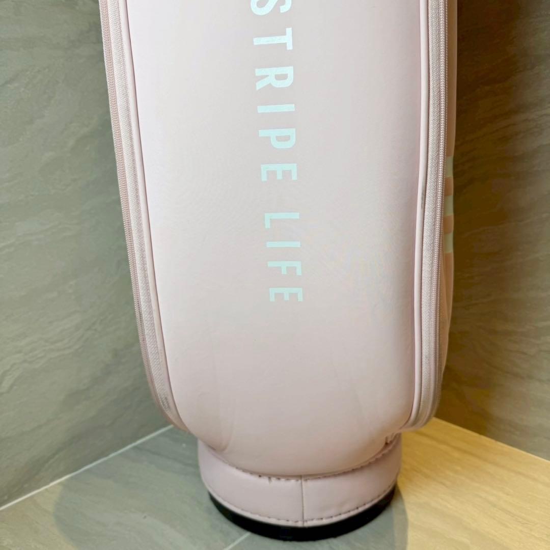 ADIDAS スリーストライプ　キャディバッグ