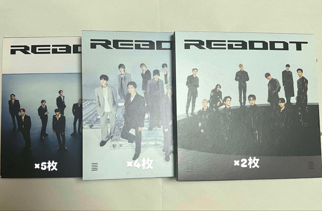 TREASURE 2ND FULL ALBUM [REBOOT] 3パッケージ