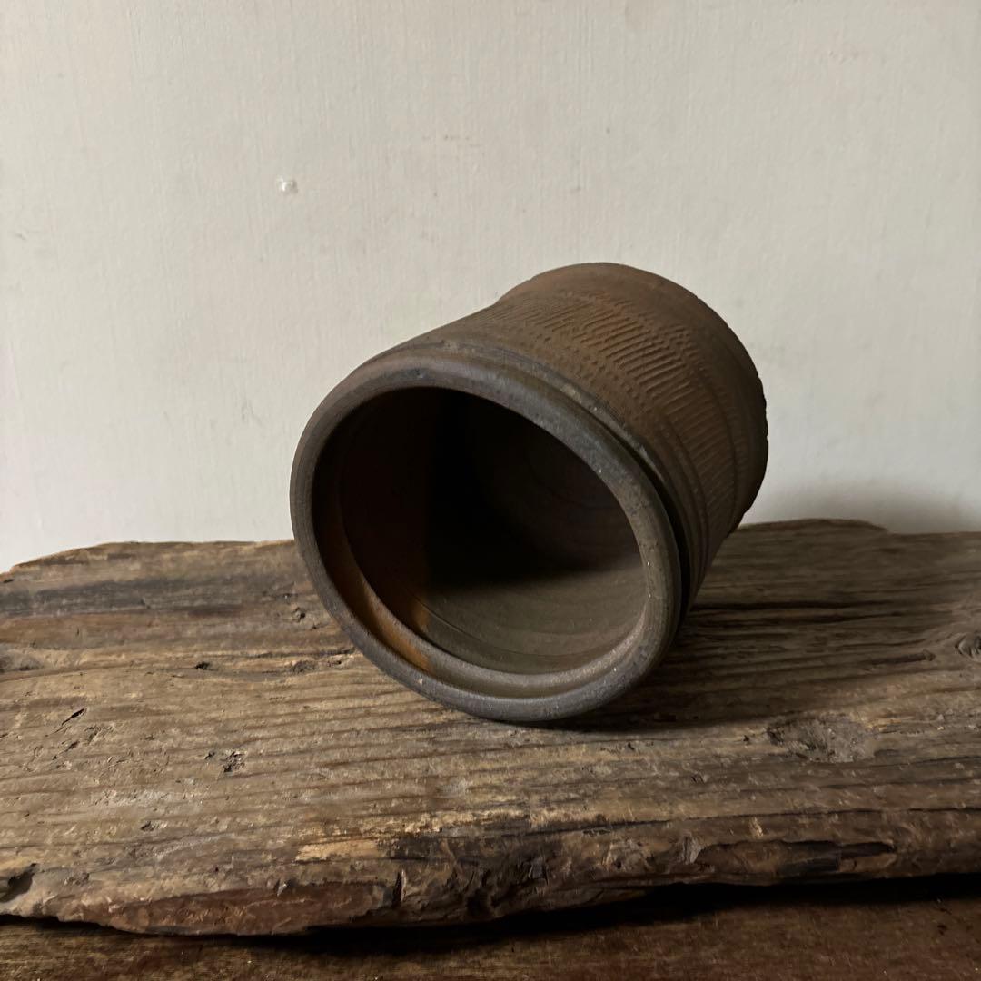 南蛮縄簾水指　茶道具　古民芸　骨董　古道具　アンティーク　方丈唯心　検:李朝