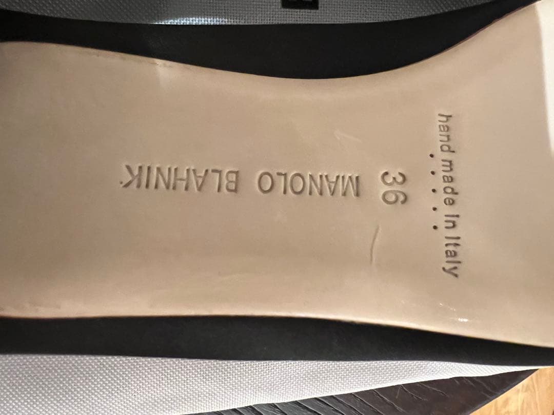 MANOLO BLAHNIK 【新品未使用】フラットシューズ36