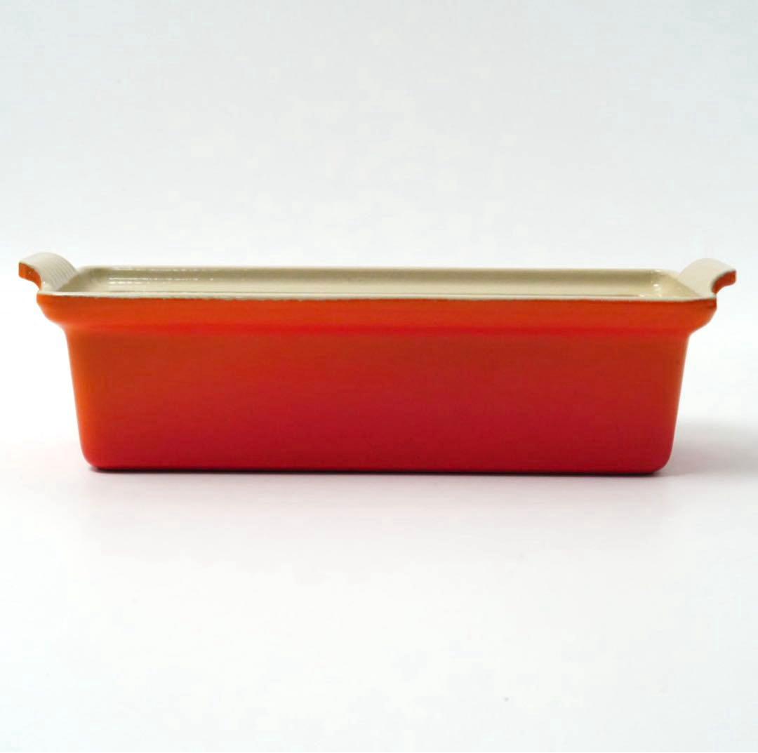 【美品】LE CREUSET　テリーヌ型 オレンジ　28cm
