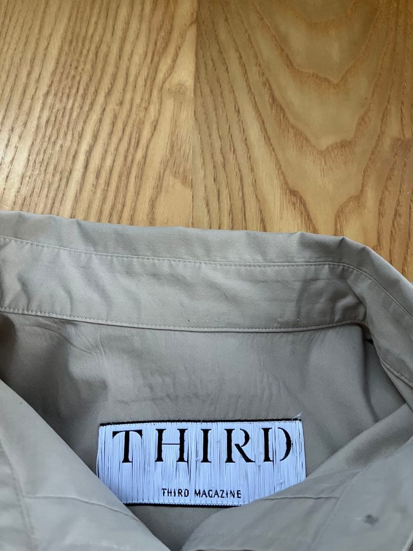 THIRD MAGAZINE サードマガジン　撥水オーバーサイズシャツ