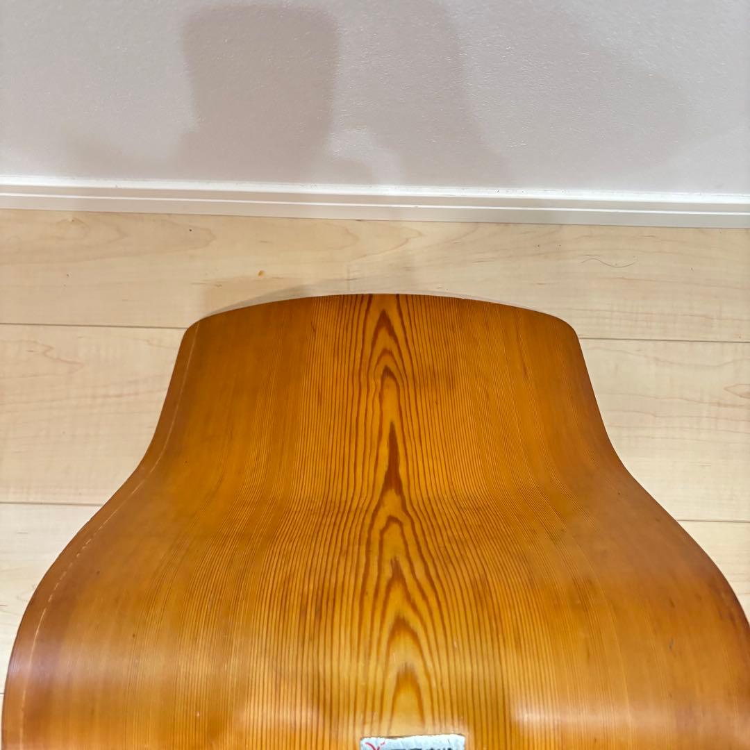 天童木工　曲げ椅子　曲げ座椅子　3脚セット