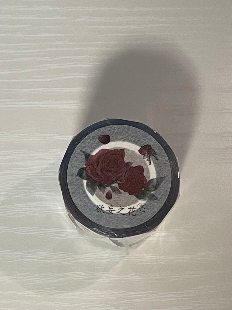 海外PETマステ 赤バラ5本