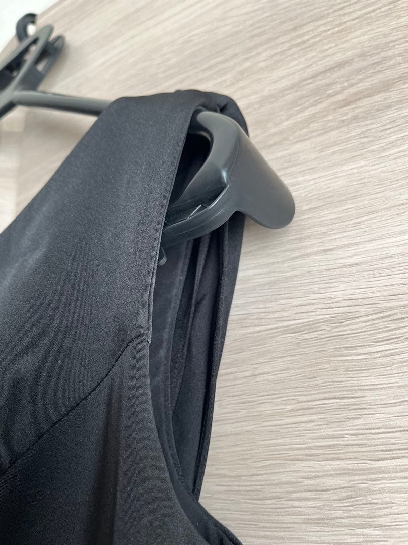 ⭐︎とうふ⭐︎ブラックドレス ウエディング 前撮り フレアドレス 二次会