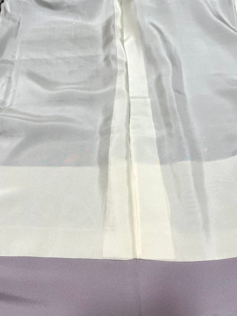 正絹　袷　訪問着　枝垂れ唐花　身丈（肩から）163㎝