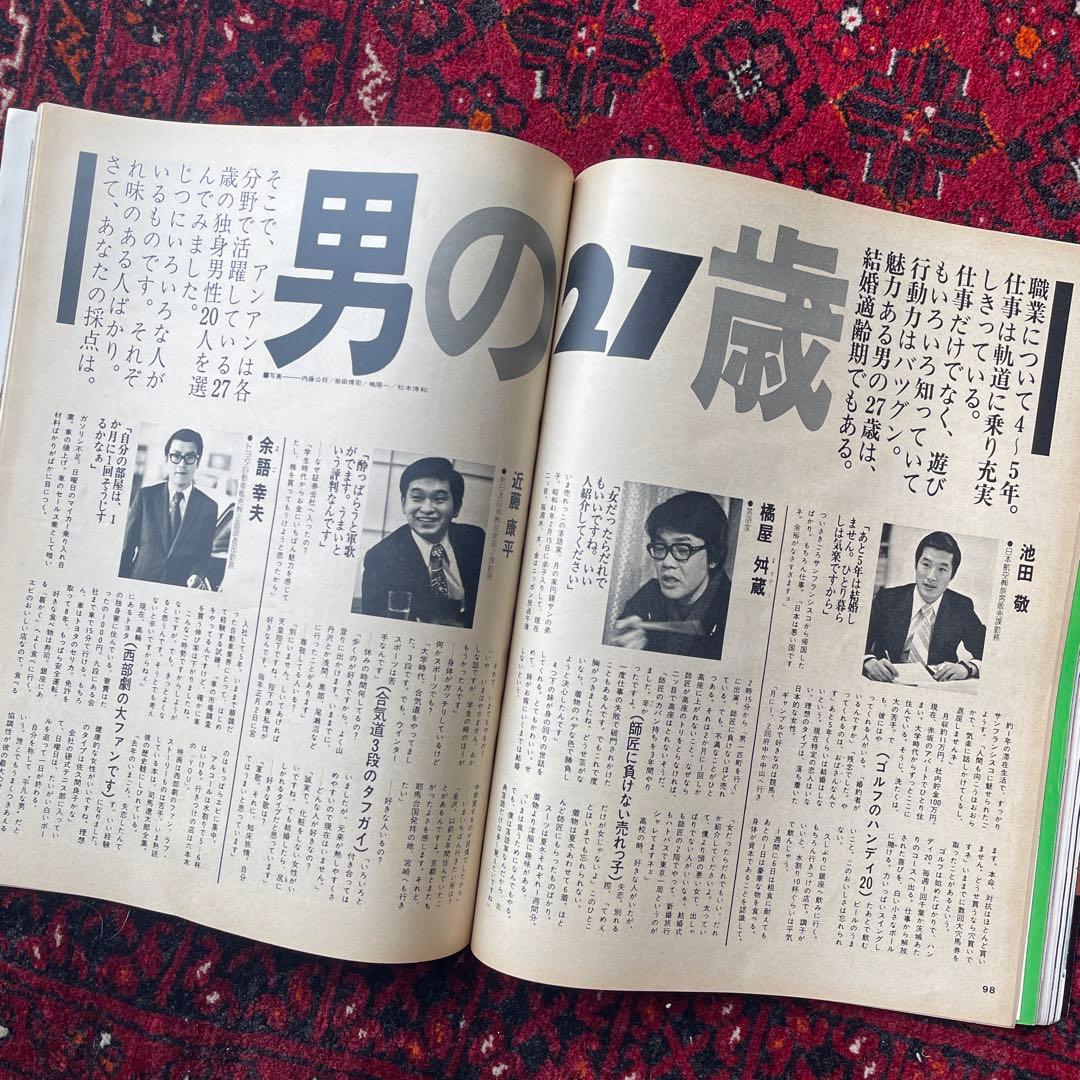 ビンテージ雑誌　an・an no.94