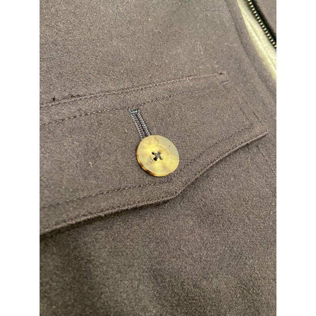 A.P.C.*ジップアップ　メルトンウールジャケット