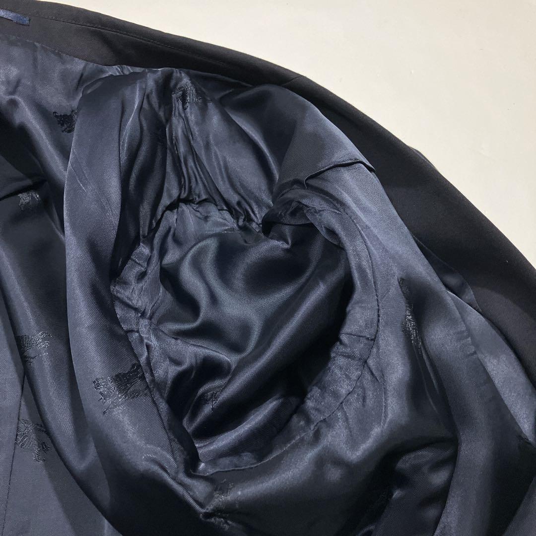 【極美品】バーバリーズ　ダブルブレスト　紺ブレ　金ボタン　ウールジャケット　XL