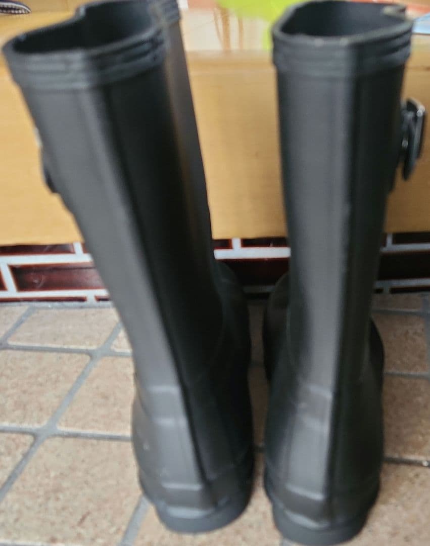 HUNTER ブーツ ブラック　26センチ