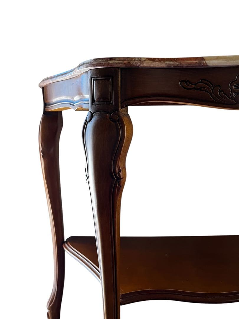 『希少』イタリア製☆大理石☆猫脚☆コンソールテーブル