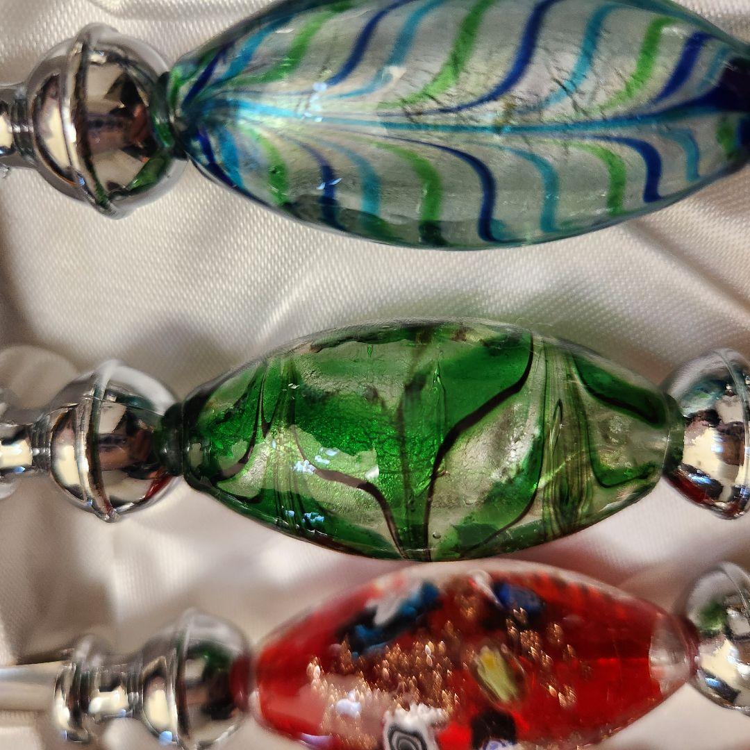 １１本セット　新品　クリスマス　キラキラ　ぷっくり イタリアベネチアンガラス調