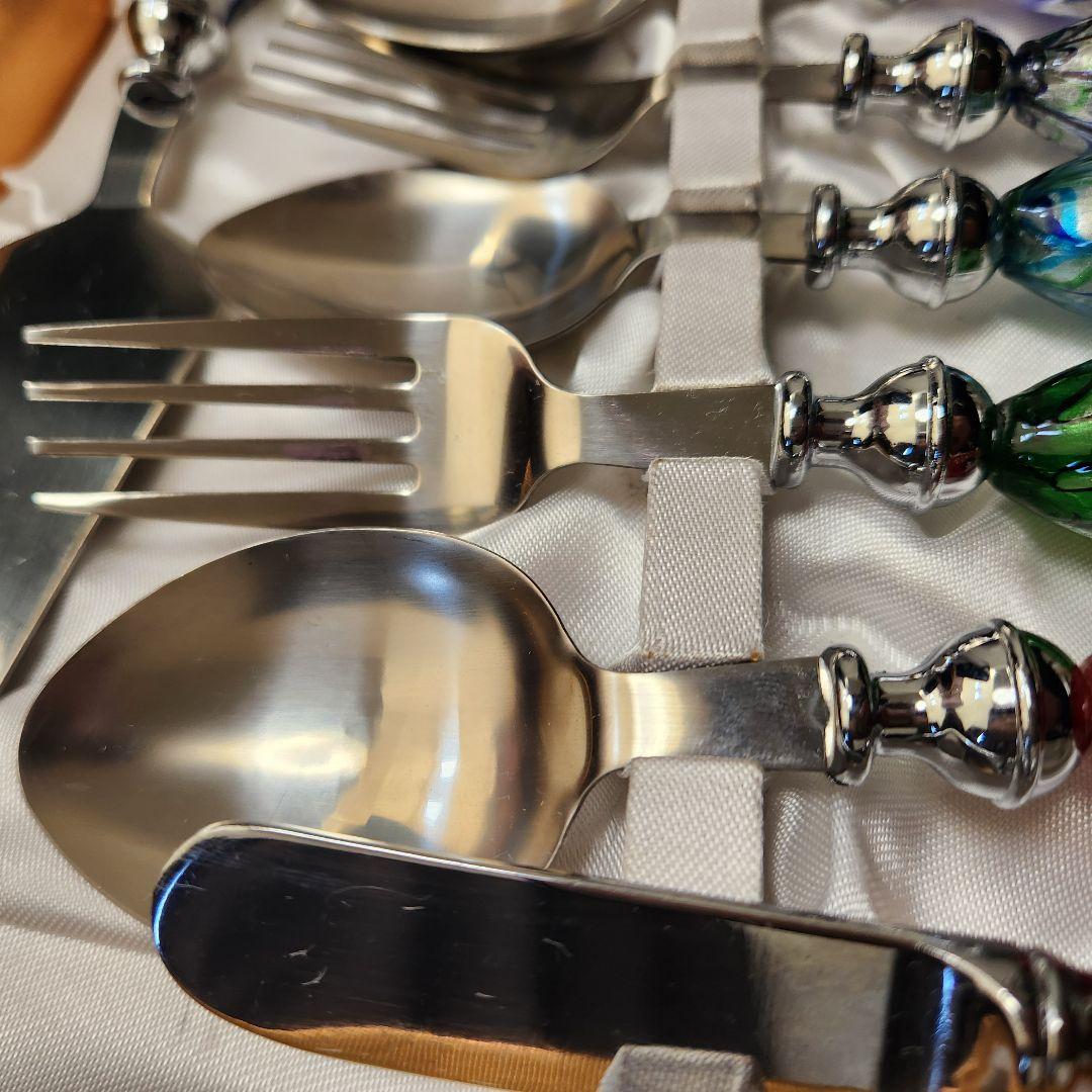 １１本セット　新品　クリスマス　キラキラ　ぷっくり イタリアベネチアンガラス調