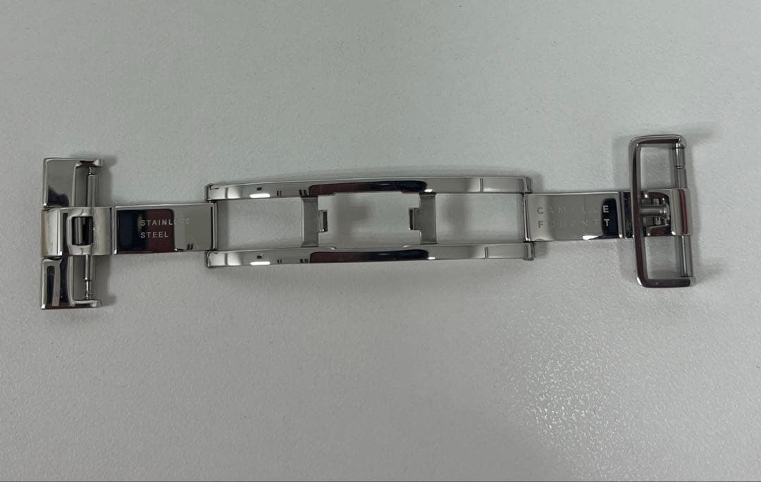 【エド太郎】　【美品】　カミーユフォルネ　Dバックル　シルバー　16ミリ