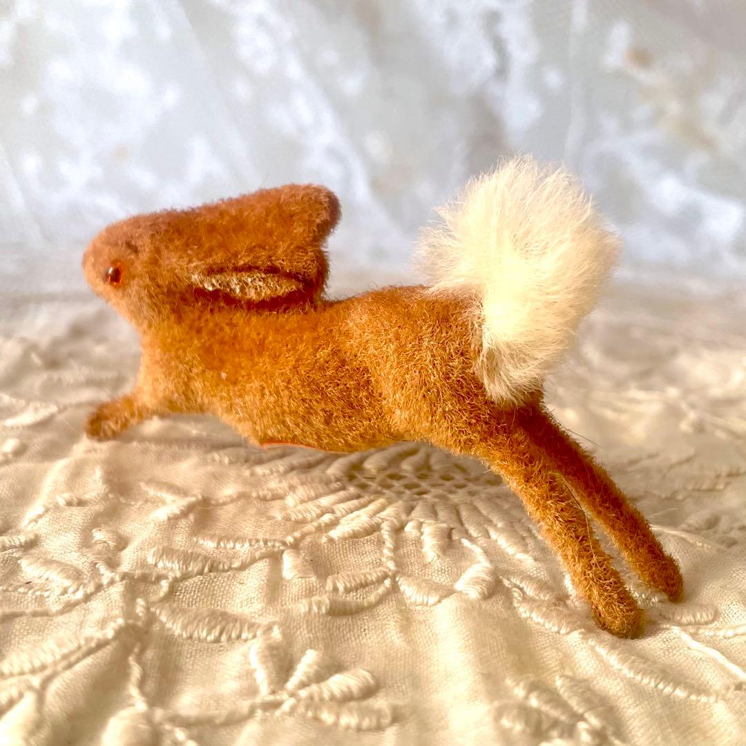 ワグナー社　跳びうさぎフィギュア　ラビット　オブジェ　旧西ドイツヴィンテージ