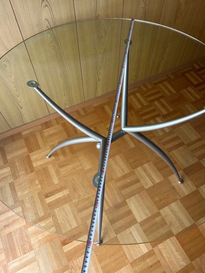 カリガリス Calligaris ガラストップ ダイニングテーブル