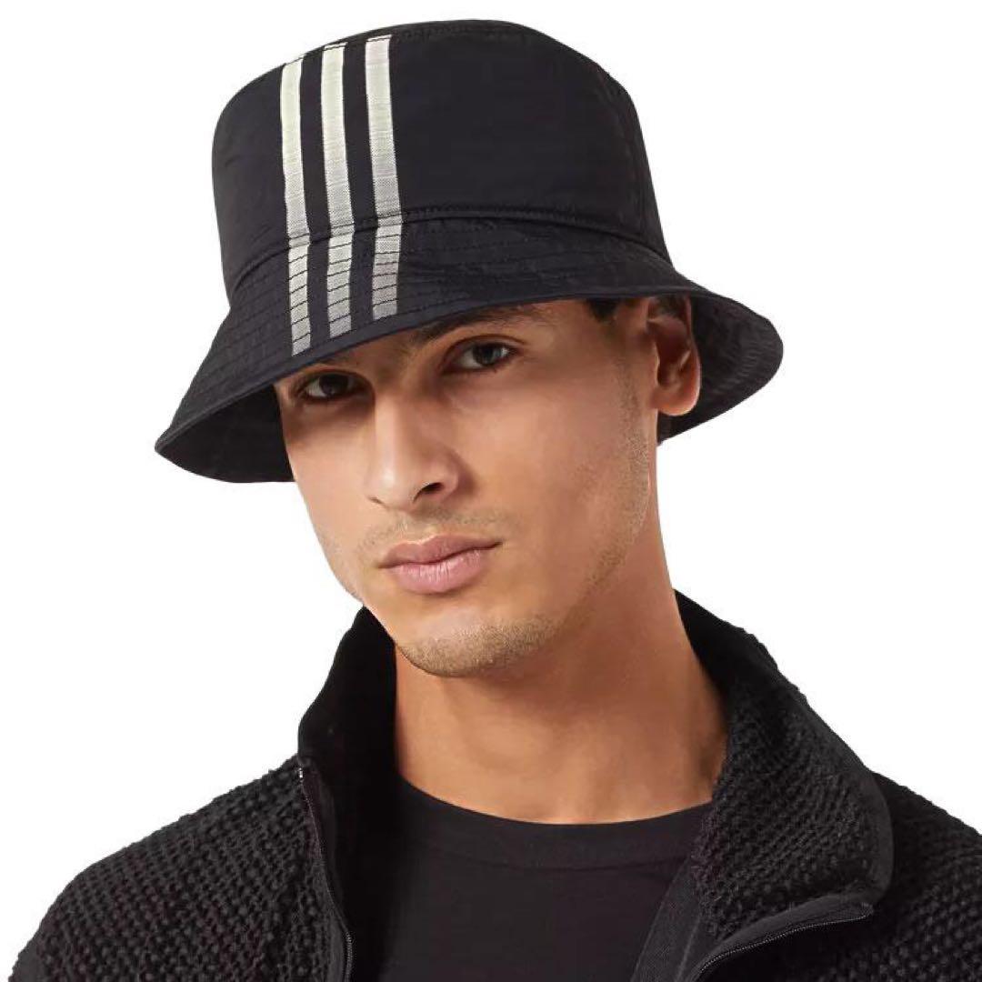 Y-3正規品❗️新品紙タグ付き⭐️STRP B HATストライプバスケットハット