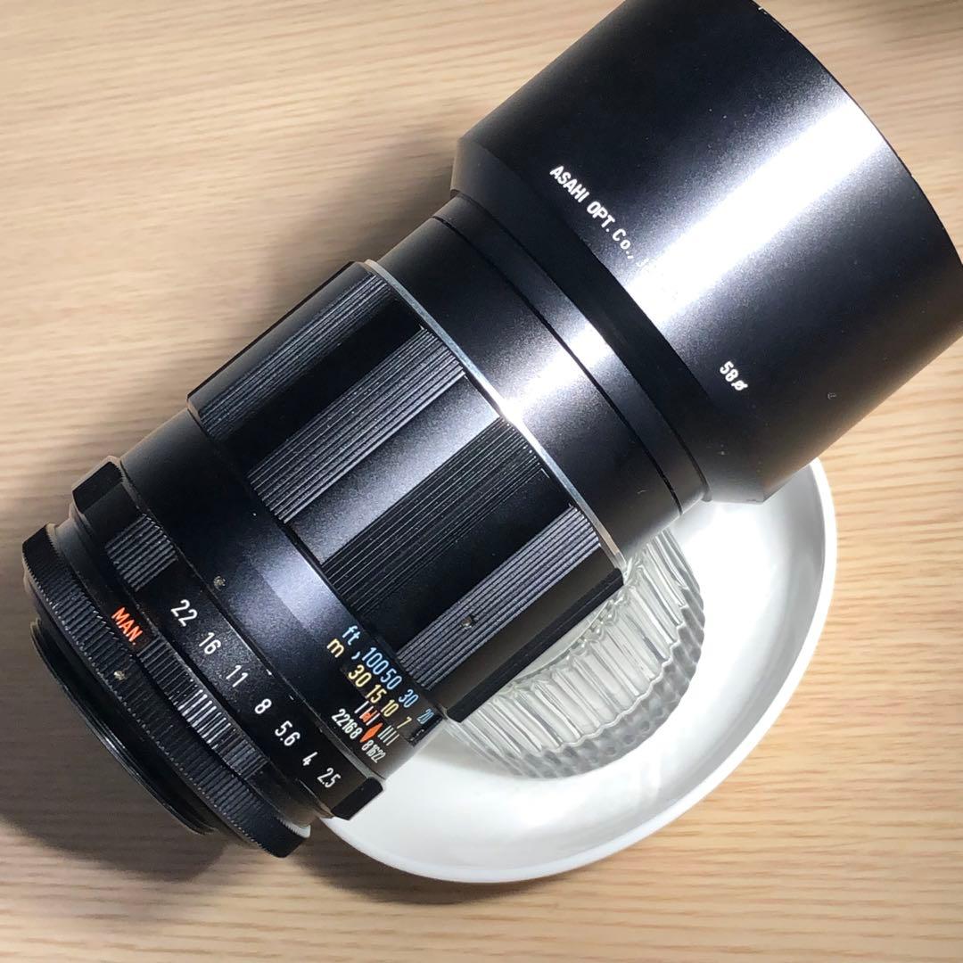 純正付属品付　SUPER TAKUMAR 135mm f2.5 M42マウント