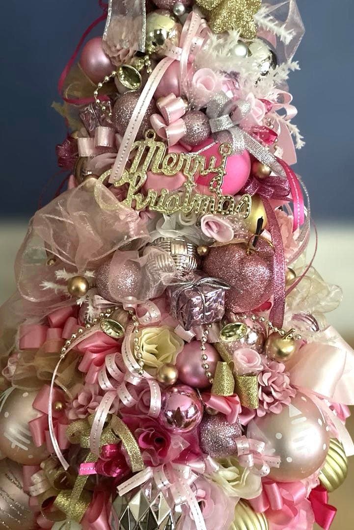 ピンククリスマスツリー！55センチ❣️ミッチー❣️