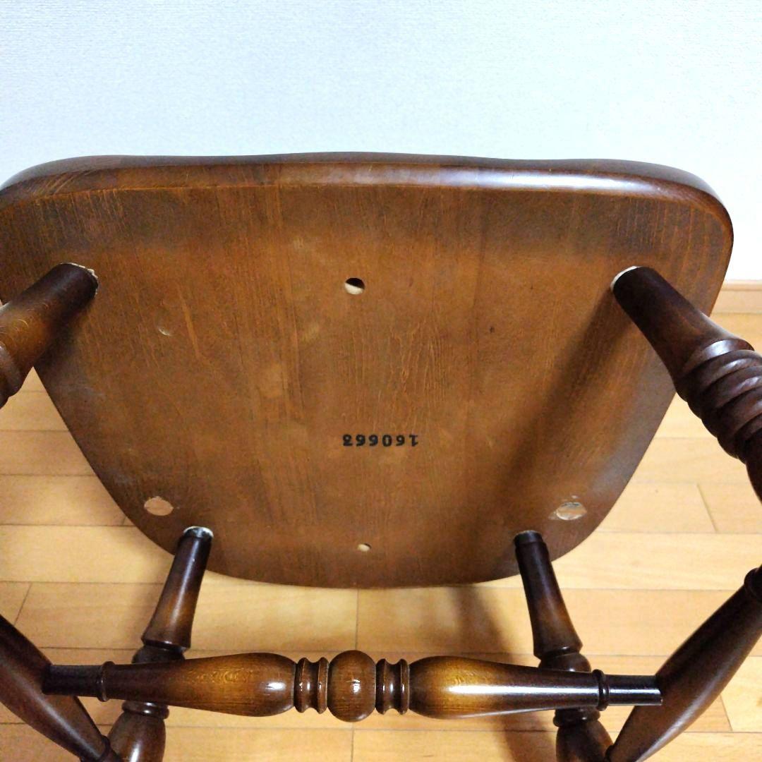 ◯まい飛騨産業　ダイニングチェア【キツツキマーク】