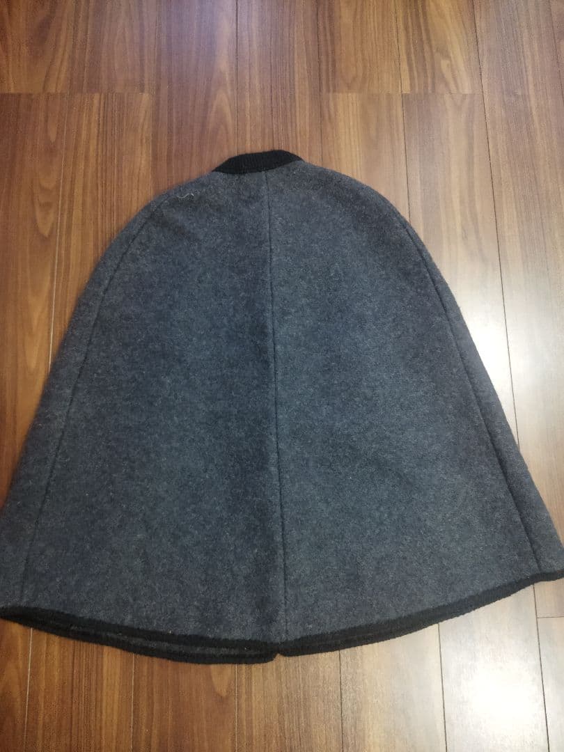 希少♪オーストリア製 ヴィンテージ ケープコート シルバーボタン 70年