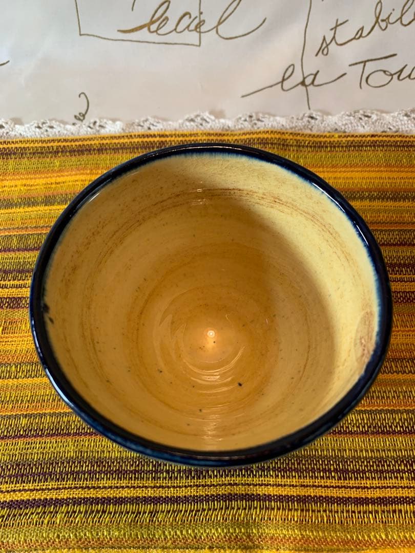 フランス製　プロバンスのビンテージの女性作家の素敵なオリーブ柄の小鉢2個セット！