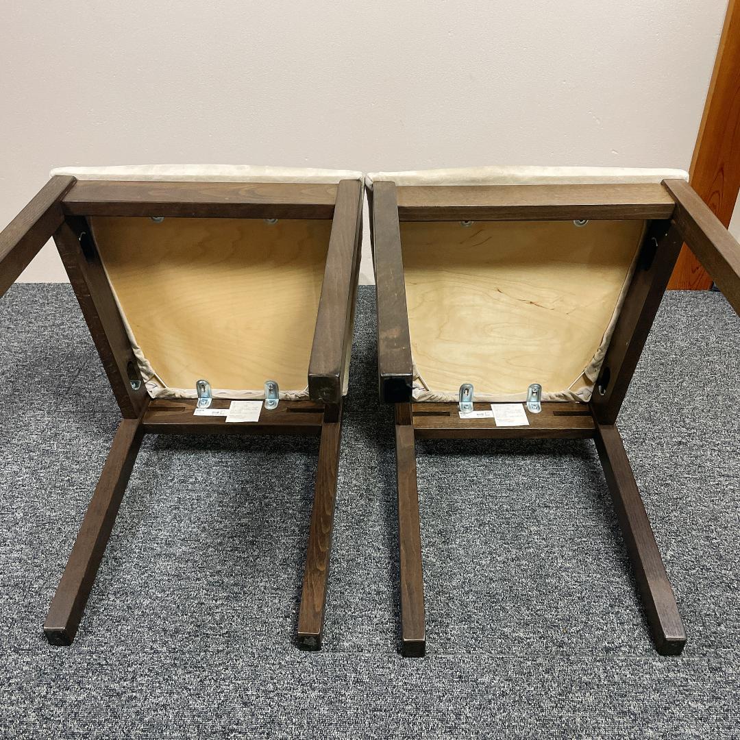 【中古美品】IKEA BORJE ダイニングチェア 2脚　アンティーク 北欧